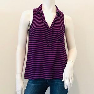 Splendid | Sleeveless Pocket Blouse | Small